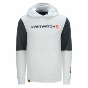 LGM Overwatch 2 Icon White Colorblock Pullover Hoodie