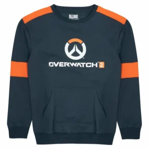 Fortune Fashion Overwatch 2 Logo Grey Crewneck Sweatshirt