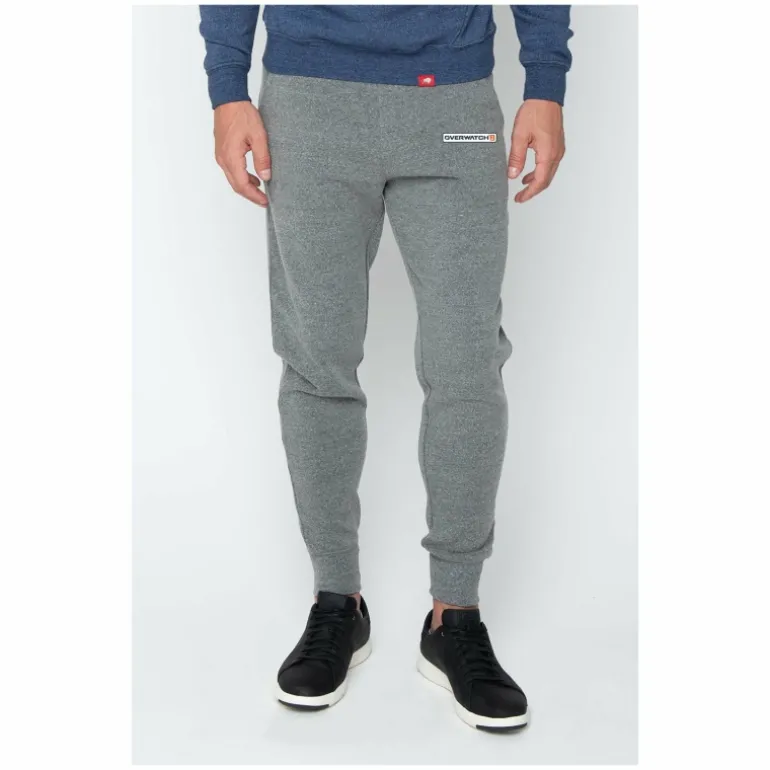 Sportiqe Overwatch 2 Logo Patch Heather Grey Joggers