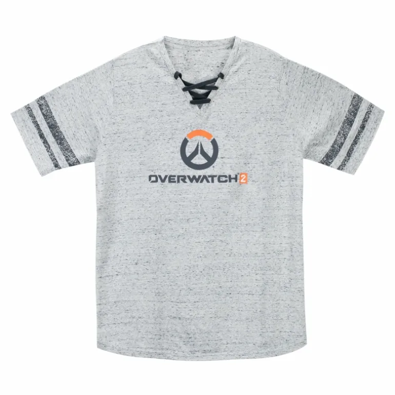 Women Fortune Fashion Overwatch 2 Logo Women's Grey T-Shirt