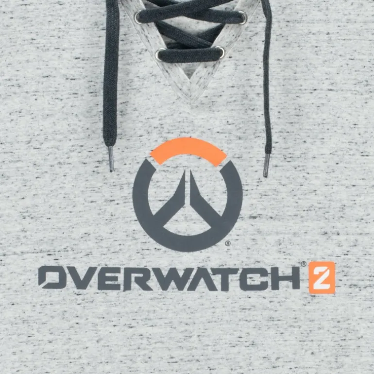 Women Fortune Fashion Overwatch 2 Logo Women's Grey T-Shirt