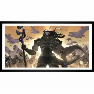 Jondo Overwatch 2 Ramattra Invasion 12x24" Framed Art Print