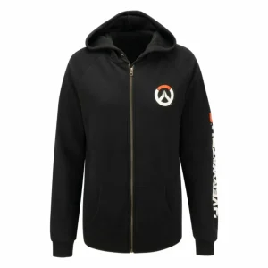 Women LGM Overwatch 2 Women's Black Zip-Up Hoodie