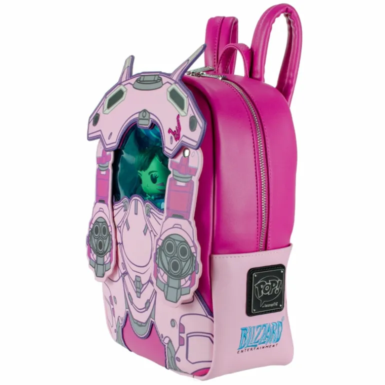Loungefly Overwatch D.Va Funko Pop! Figure & Bag Bundle