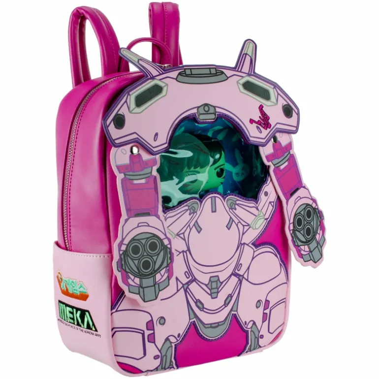 Loungefly Overwatch D.Va Funko Pop! Figure & Bag Bundle