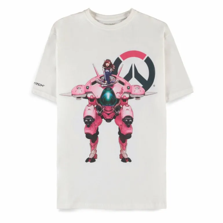 Difuzed Overwatch D.Va Fusion Cannons White T-Shirt