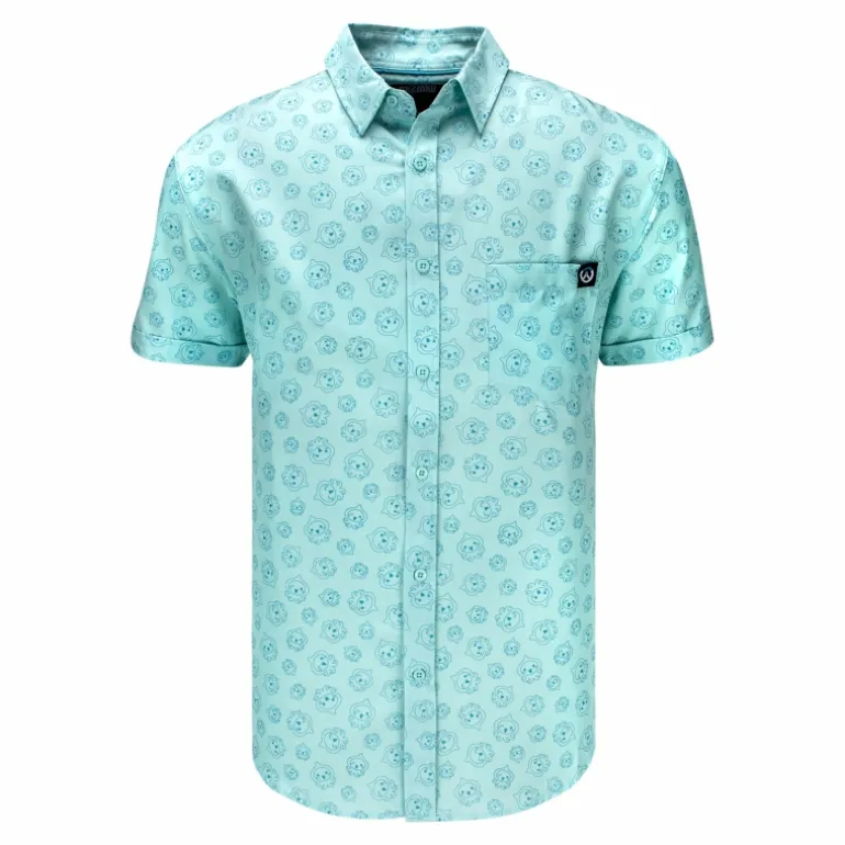 Thunderwear Overwatch Pachimari Blue Button-Up Shirt