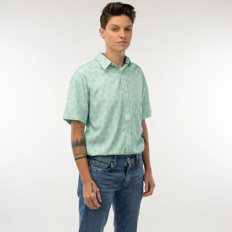 Thunderwear Overwatch Pachimari Blue Button-Up Shirt