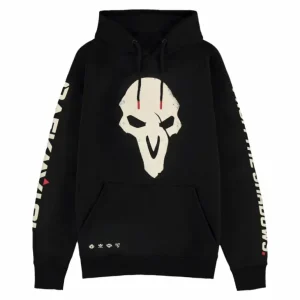 Difuzed Overwatch Reaper Icon Black Pullover Hoodie