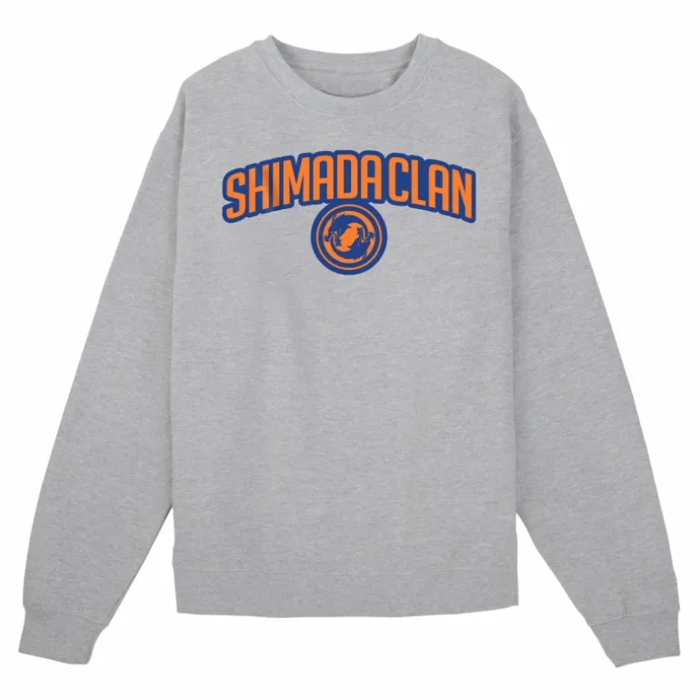 Outerstuff Overwatch Shimada Clan Grey Crewneck Sweatshirt