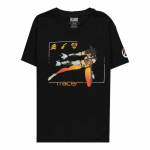 Difuzed Overwatch Tracer Pew Pew Pew! Black T-Shirt