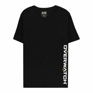 Difuzed Overwatch Vertical Logo Black T-Shirt