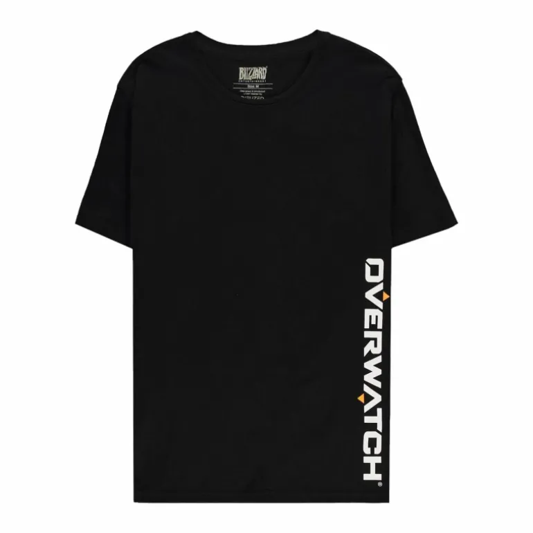 Difuzed Overwatch Vertical Logo Black T-Shirt