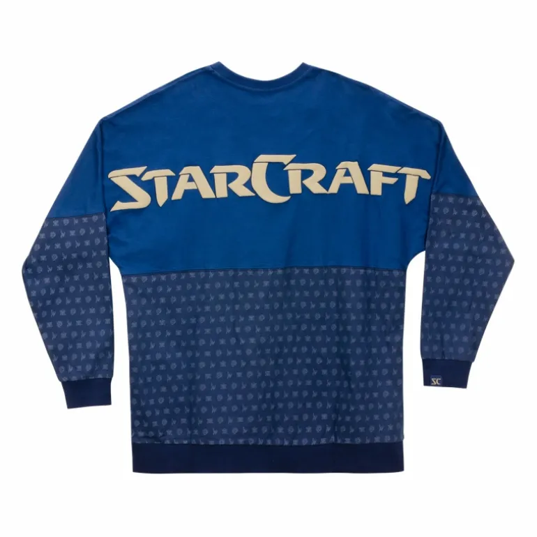 Thunderwear StarCraft Blue Billboard Long Sleeve T-Shirt