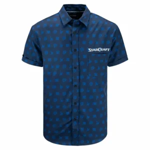 Thunderwear StarCraft Navy Button-Up Shirt
