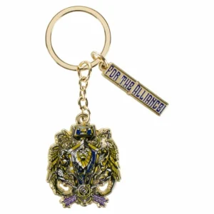Blizzard Gear Store World of Warcraft Alliance Crest Keychain
