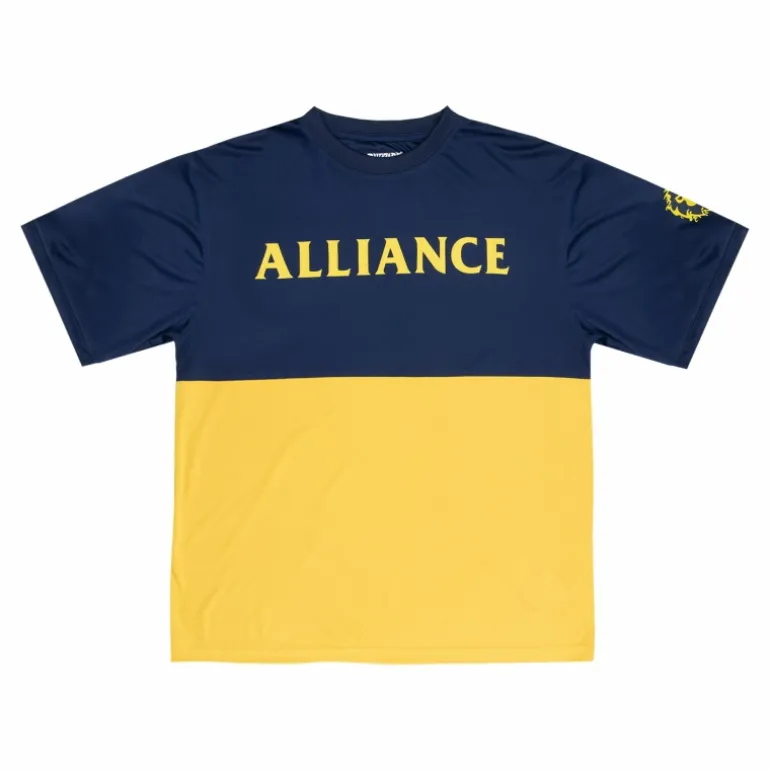 Fortune Fashion World of Warcraft Alliance Gold Colorblock T-Shirt
