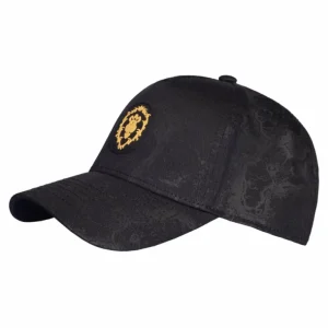 Difuzed World of Warcraft Alliance Map of Azeroth Black Snapback Hat