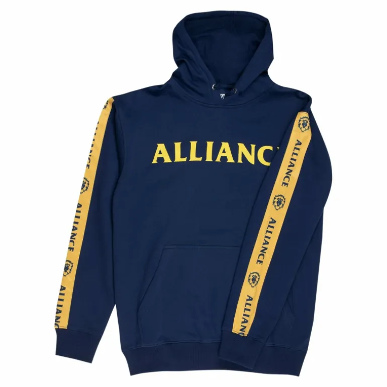 Fortune Fashion World of Warcraft Alliance Justice Blue Pullover Hoodie