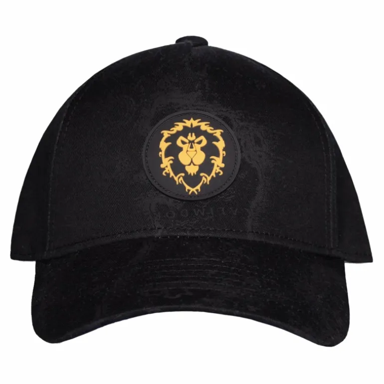 Difuzed World of Warcraft Alliance Map of Azeroth Black Snapback Hat