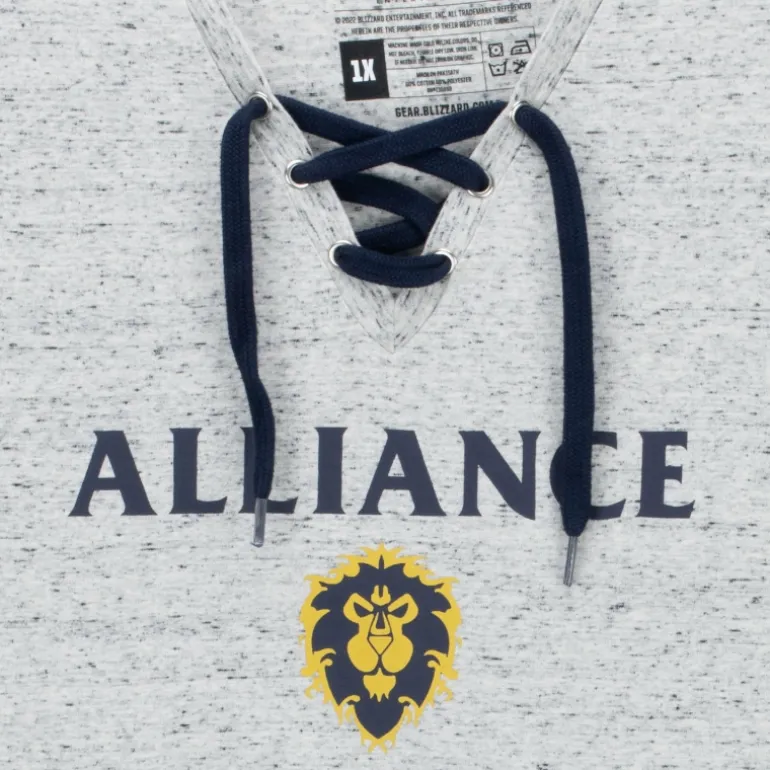 Women Fortune Fashion World of Warcraft Alliance Logo Women's Grey T-Shirt