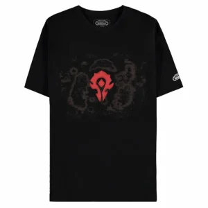 Difuzed World of Warcraft Azeroth Horde Black T-Shirt
