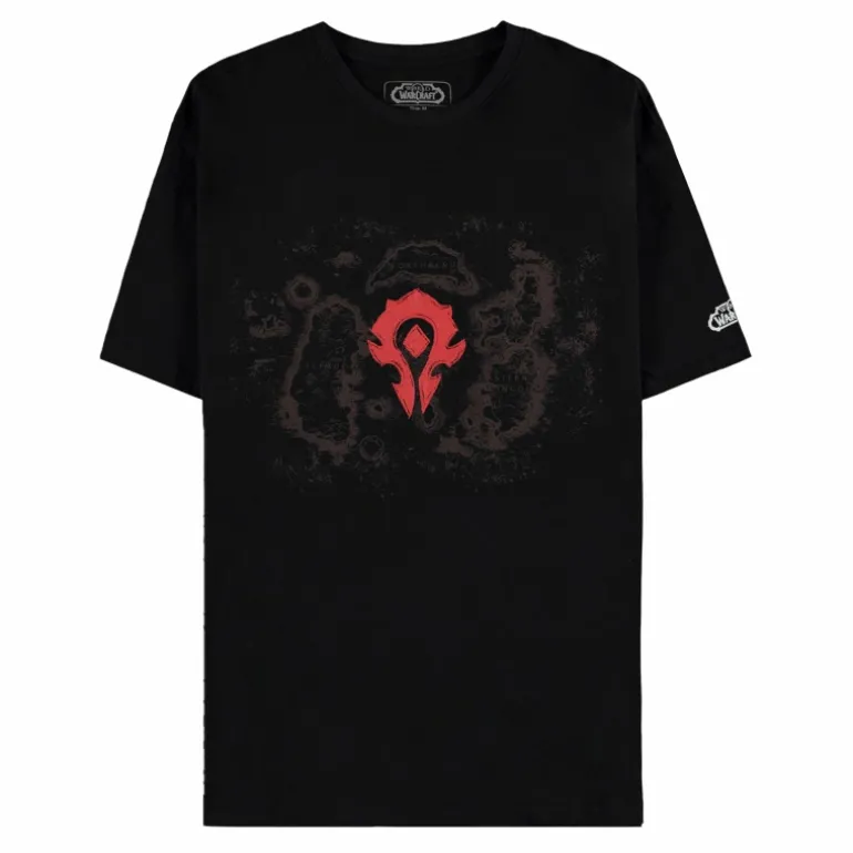 Difuzed World of Warcraft Azeroth Horde Black T-Shirt