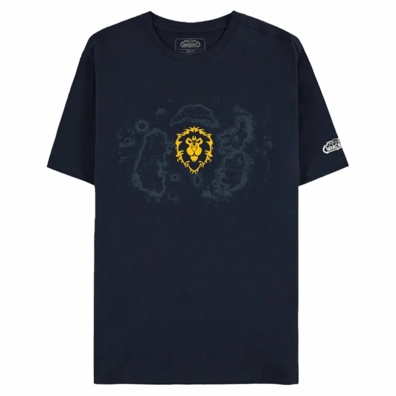 Difuzed World of Warcraft Azeroth Alliance Navy T-Shirt