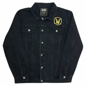 Thunderwear World of Warcraft Denim Black Button-Up Jacket