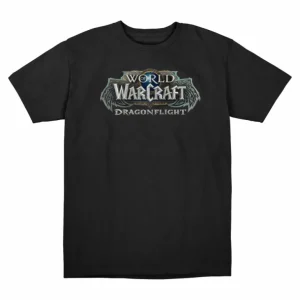 LGM World of Warcraft: Dragonflight Logo Black T-Shirt