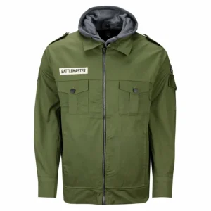 JINX Inc World of Warcraft Green Zip-Up Fatigue Jacket