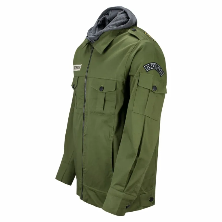 JINX Inc World of Warcraft Green Zip-Up Fatigue Jacket
