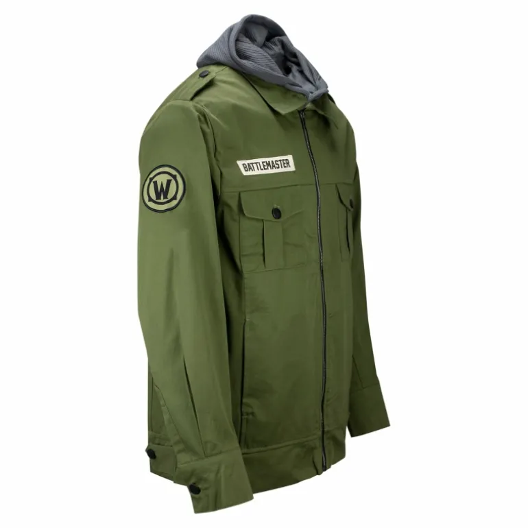 JINX Inc World of Warcraft Green Zip-Up Fatigue Jacket