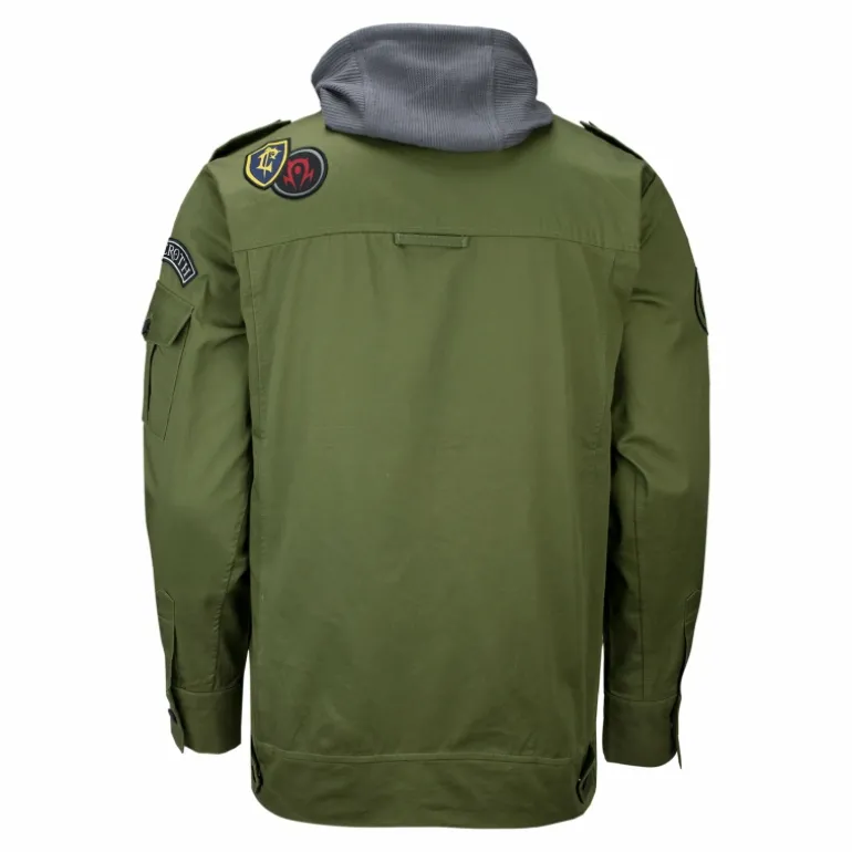 JINX Inc World of Warcraft Green Zip-Up Fatigue Jacket