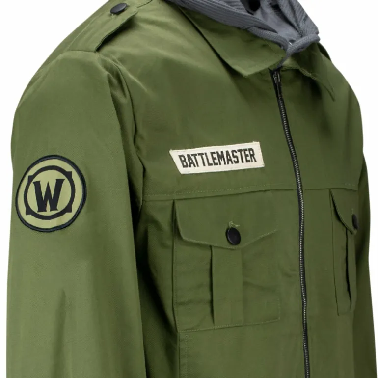 JINX Inc World of Warcraft Green Zip-Up Fatigue Jacket