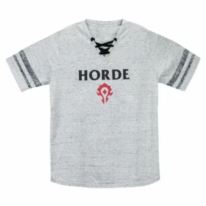 Women Fortune Fashion World of Warcraft Horde Logo Women's Grey T-Shirt