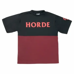 Fortune Fashion World of Warcraft Horde Red Colorblock T-Shirt