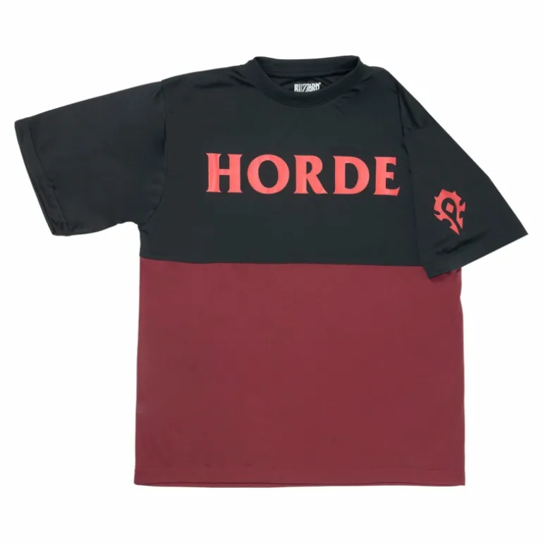 Fortune Fashion World of Warcraft Horde Red Colorblock T-Shirt