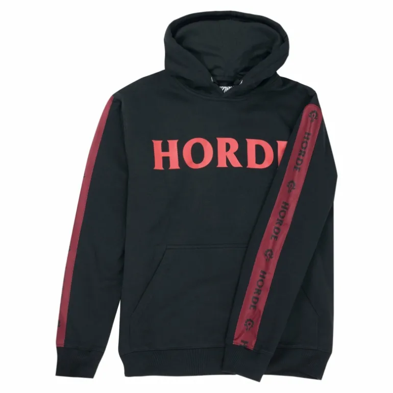 Fortune Fashion World of Warcraft Horde Strength Black Pullover Hoodie