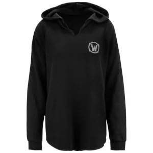Women LGM World of Warcraft Icon Logo Women's Black Pullover Hoodie