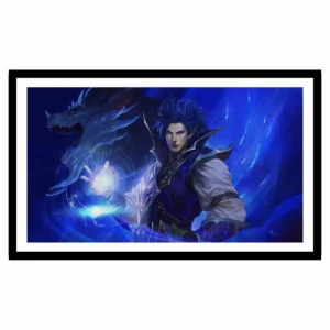 Jondo World of Warcraft Kalecgos 12x21" Framed Art Print