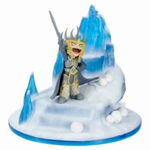 Blizzard OEM World of Warcraft Lil' Champions Snow Fight Arthas 8" Statue