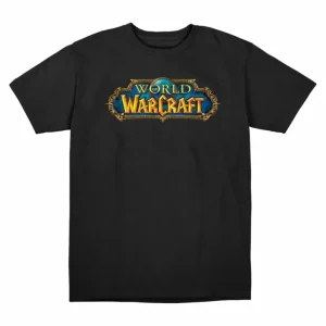 LGM World of Warcraft Logo Black T-Shirt