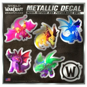 Wincraft World of Warcraft Metallic Dragon Sticker Sheet