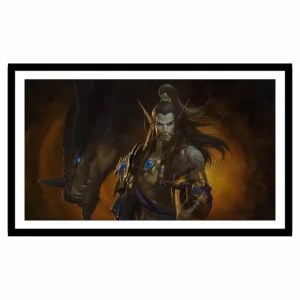 Jondo World of Warcraft Nozdormu 12x21" Framed Art Print