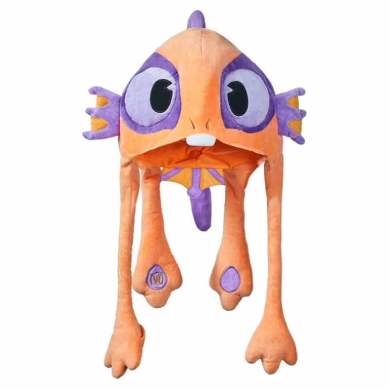 Baozun World of Warcraft Orange Murloc Plush Hat