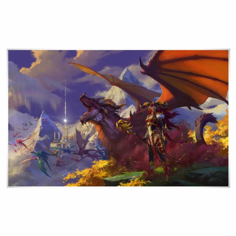 Stickers and Posters World of Warcraft Return to the Dragon Isles 23.25x15" Poster