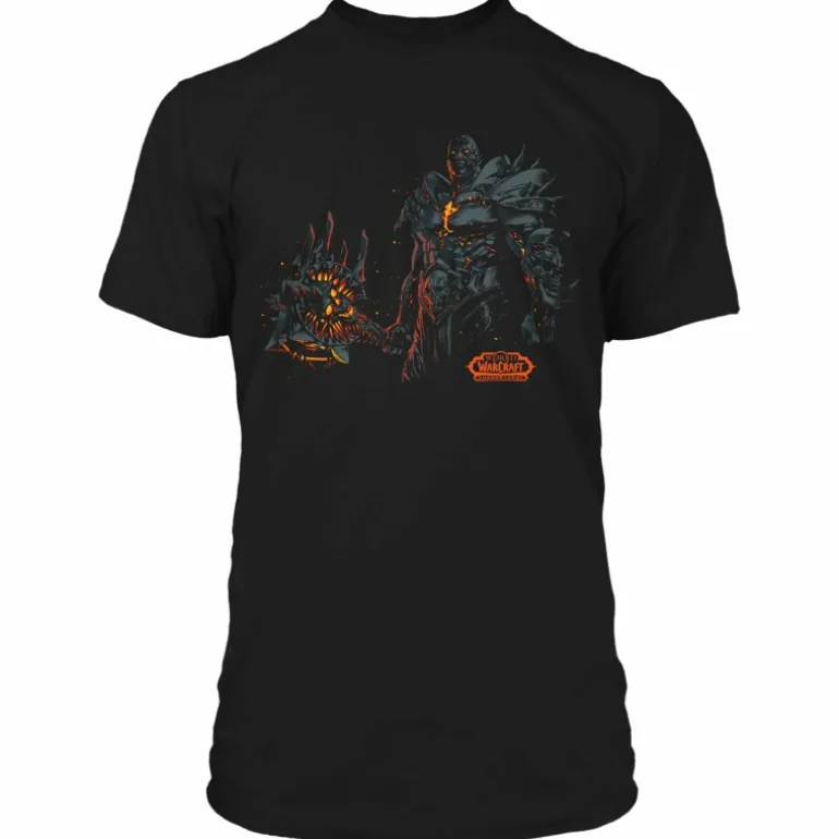 JINX Inc World of Warcraft: Shadowlands Usurper Black T-Shirt