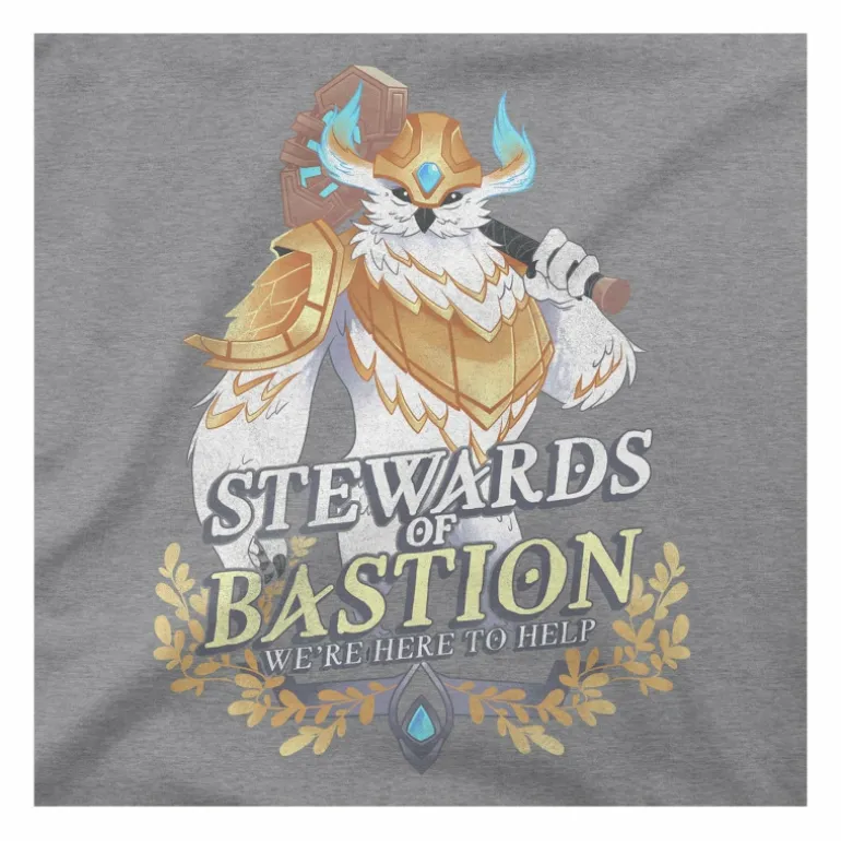 JINX Inc World of Warcraft: Shadowlands Here To Help Grey T-Shirt
