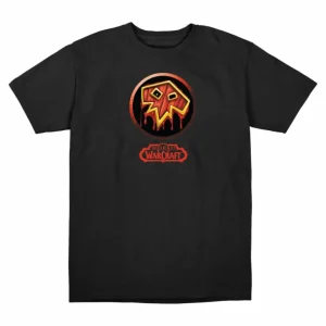 LGM World of Warcraft Shaman Black T-Shirt